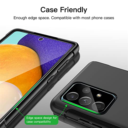 Jetech Screen Protector For Samsung Galaxy A52 / A52 5G / A52S 5G With Camera Lens Protector, Tempered Glass Film, Hd Clear, 2-Pack Each #TOP5