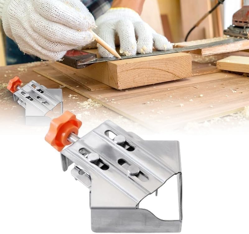 BUYISI Stainless Steel Corner Clamp T-shaped Right Angle Clamping Tools For Woodworking Hand Tools Carpenter Tool Accessory B - View #10