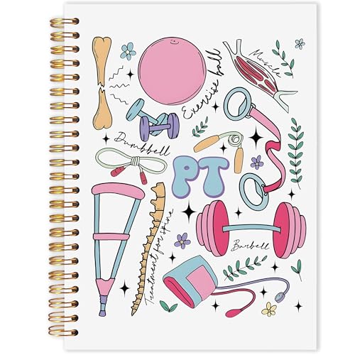 AQYIP Physical Therapy Spiral Notebook, PT Physiotherapy...