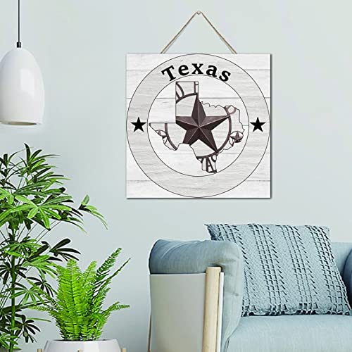 Panneau bois Texas Lone Star cadeau décoration bohème original