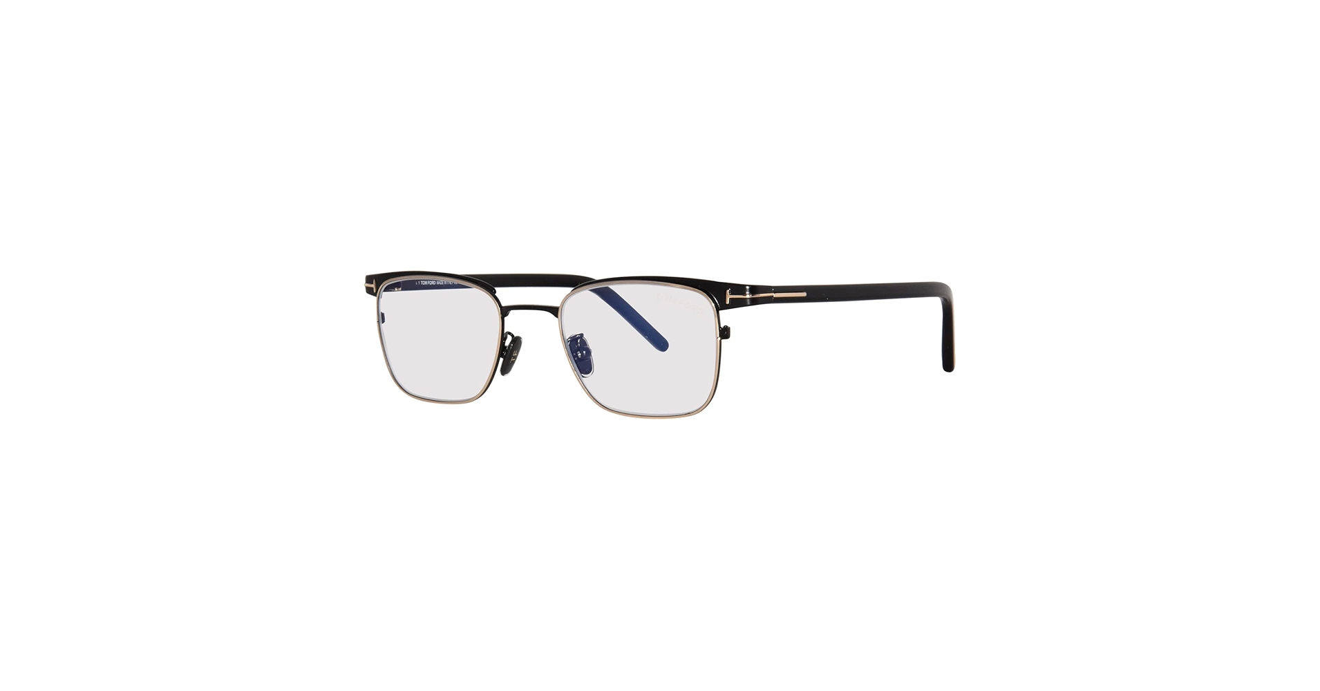トムフォード メガネ メンズ レディース アジアンフィット ブラック ゴールド TOM FORD EYEWEAR 【並行輸入品】トムフォード メガネ スクエア