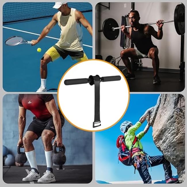 Forearm Strengthener & Forearm Exerciser, Wrist Roller with PVC Anti-Slip Grip Handles, Forearm Strength Trainer with Ultra-Strong Nylon Webbing for Wrist and Forearm Strength Training