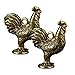 Produktbild Supvox tierzeichen anhänger Retro chinesisches tierzeichen Tier Charme Messing anhänger schlüsselanhänger Ornamente schmuck Machen Handwerk 2 stücke (hahn)