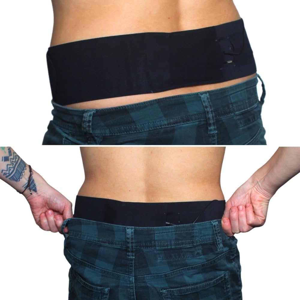 URSA Waist Strap With Sideways Pouch (Black, Small (24" - 32") - Image 2