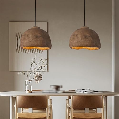 Miniatura 2 de Lámpara colgante de resina retro hecha a mano, decoración antigua de interiores, lámpara colgante grande compatible con sala de estar, cocina, isla,