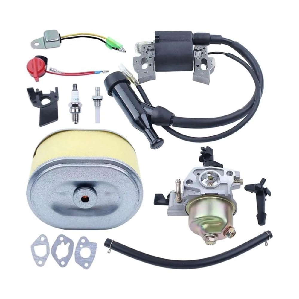 Kit de bobina de encendido, filtro de aire y bujías for motores GX160 de 5,5 HP y GX200 de 6,5 HP.