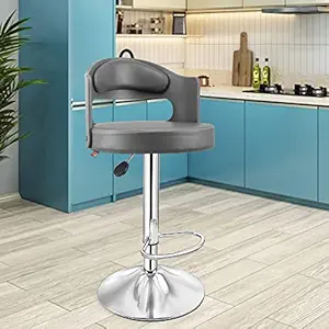 ASTRIDE Amica High Bar Chair/Kitchen Stool in Grey