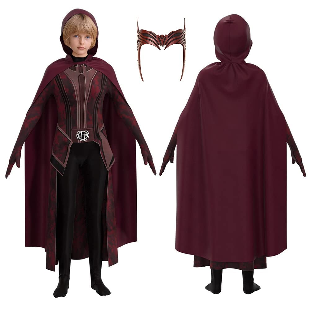 Amazon.com: FUNTEKS Girls Witch Costume Cosplay Jumpsuit
