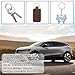 Eponcia 2PCS Keychain String Keychain Lanyard Cell Phone Charm Strap Car Key Chain Rings Model S 3 X Y String Split Rope Nylon Lanyard Lightweight Strap for Mobile Key Fob USB Flash Drive MP3