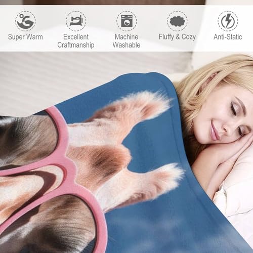 Manta de forro polar de jirafa suave de 140x180 para sofá y cama 6