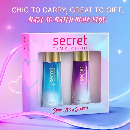 Image of Secret Temptation Perfume for Women Gift Set - Daisy & Jazz (2 x 30ml) | Premium Perfume for Women Long Lasting Fragrance