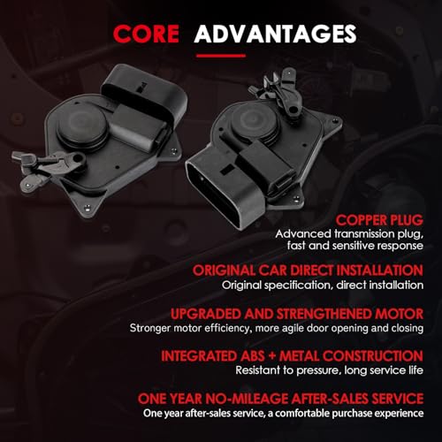 Image of CCIYU Door Latch Lock Actuator Fit for Toyota for RAV4 2000 2001 2002 2003 2004 2005, Door Lock Actuator Front Left+Front Right Assembly, Replaces # 746-603,8D1131