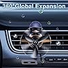 FLKWOP Cute Cartoon Pilot Air Fresheners Vent Spinners, Car Diffuser Air Condition Vent Clip, Rotating Propeller Automotive Air Outlet Fan #1