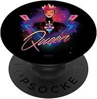 Vista 1 de Disney Villains Evil Queen 90s Rock Band PopSockets PopGrip: agarre intercambiable para teléfonos y tabletas