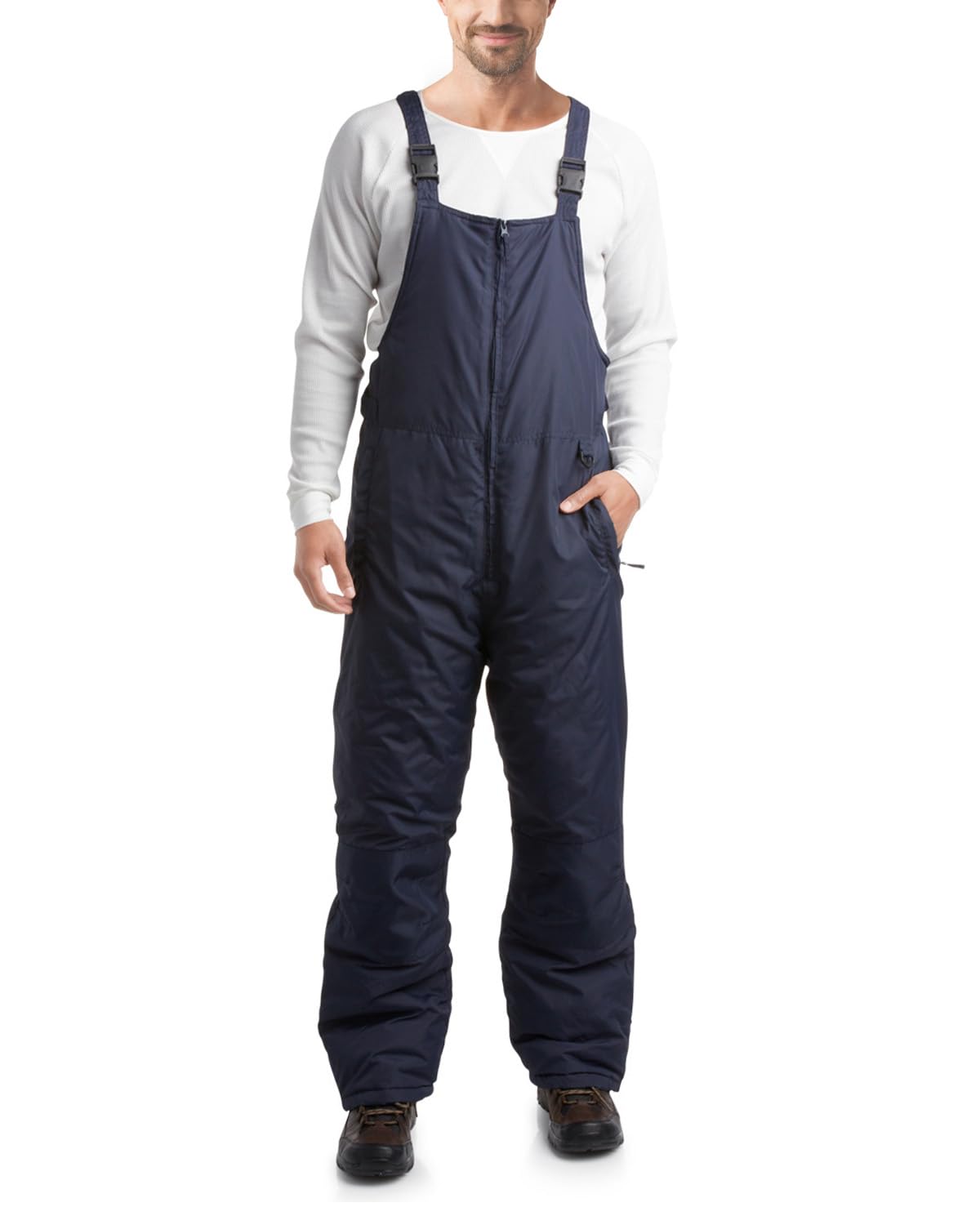 Arctic HeroMen’s Snow Bib – Insulated Waterproof Snow Pants Ski/Snowboard Overalls (S-2XL)