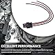 Anlseiod 2 Stück 3-poliger Parksensor Stecker für Audi A3 A4 A5 A6 Seat Altea Leon Ibiza 4 Skoda Fabia Superb O.ctavia 4F0973703 Stecker Parksensor Kabelbaum Adapter 4H0973703