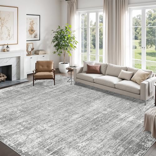 zesthome 8x10 Area Rugs for Living Room, Non-Slip Backing Washable Rug, Modern Abstract Area Rug, Stain Resistant Rugs for Bedroom, Ultra-Thin Large Area Rugs, Area Rug 8x10
