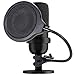 SoloCast Microphone Pop Filter Mask Shield For HyperX SoloCast Mic, 4 Inch 3 Layers Windscreen with Flexible 360°Gooseneck Clip by SUNMON