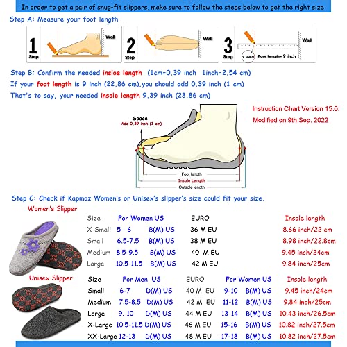 Le Kapmoz Women's Boiled Wool House Slippers Breathable Sweat Free Clog Slip On Mule Indoor/Outdoor Slipper Purple Felt Sole 40 #TOP6