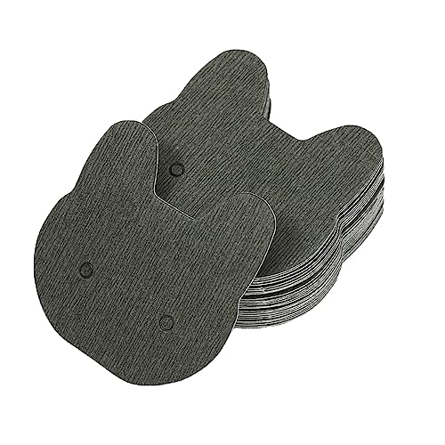 Lerpwige Paquete de 50 unidades, cartones para pendientes, tarjetas, joyas, cartones para pendientes, pendientes