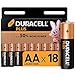 Produktbild Duracell Plus AA Mignon Alkaline Batterien LR6, 18er Pack [Amazon exclusive]
