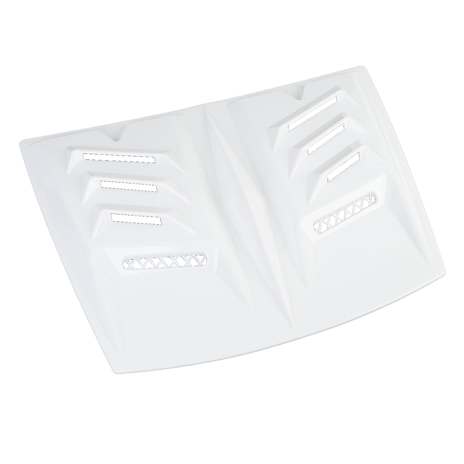 Finitura di Ventilazione del Cofano Motore Universale Bianca, Kit di Sostituzione della Copertura Decorativa per Gli Appassionati di Auto Serie 1 E90 W117