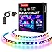 Produktbild Adressierbarer RGBIC LED Streifen Speclux ws2812b RGB LED Strip Magnetisch PC Beleuchtung Innenbeleuchtung, 5V 3-Pin-ADD-RGB, Kompatibel mit Asus Aura, Asrock RGB-LED, Gigabyte-RGB-Fusion