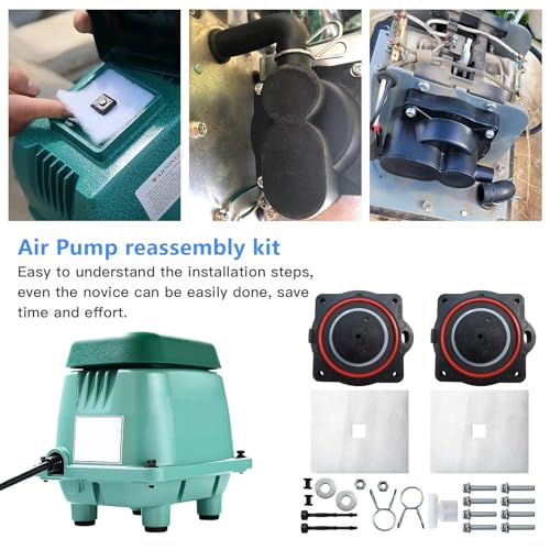 Kit de reconstrucción de bomba de aire y repuestos para modelos H365 y H600 6