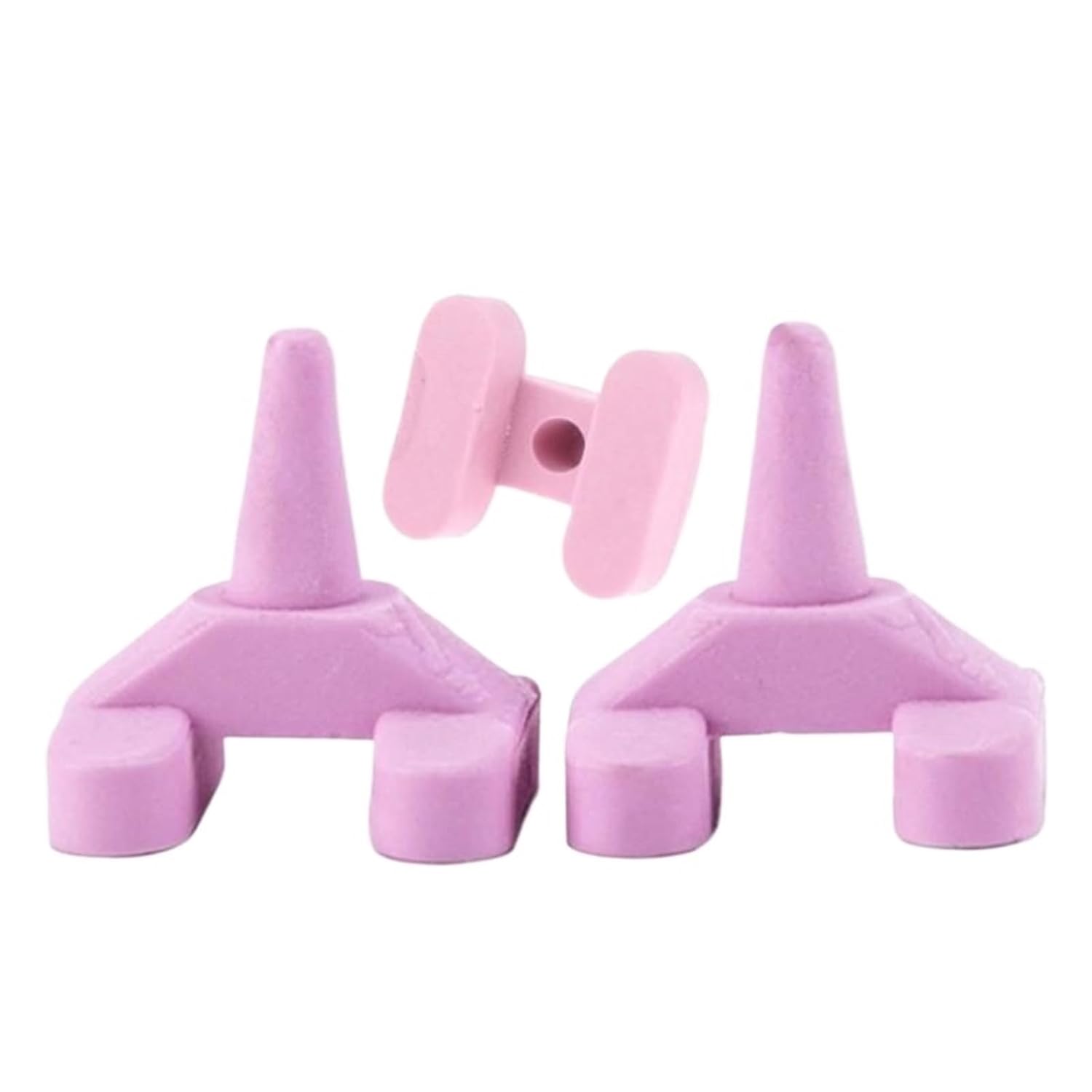 Ceramic Firing Pegs for Crowns and Bridges 20Pcs Dental Ceramic Firing Pink Pegs Lab for Single Porcelain Crown Oven Tray Ceramist Tool