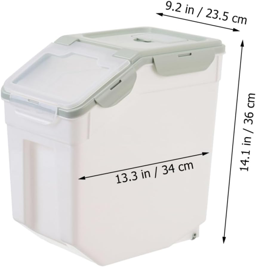 Mipcase Pet Food Storage Container Bucket Moisture Dust Design for Dog Cat Food Durable for Pet Food