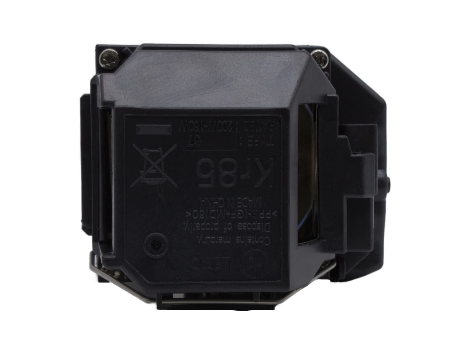 lampada di ricambio compatibile con EPSON ELPLP67, V13H010L67 per videoproiettori Epson della serie EB, serie EX, serie EH, serie PowerLite, lampada per videoproiettore con alloggiamento, 200W