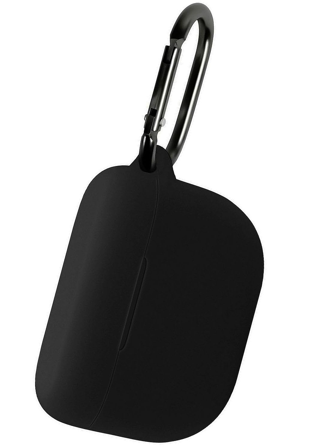 Geiomoo Silicone Case for Jabra Elite 10, Jabra Elite 8 Active, Protective Cover with Carabiner (Black)