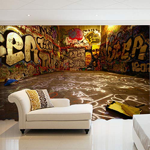 Draperies intérieures à oeillets, finitions soignées style graffiti