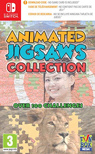 1x game cartridge Animated Jigsaws Collection (Code In A Box) Nsw- Nintendo Switch