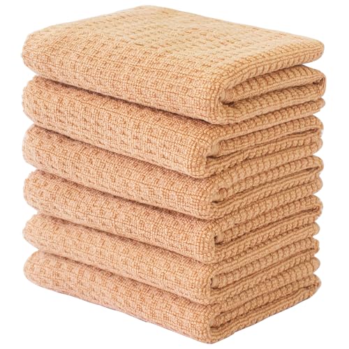 CRAFTSWORTH Kitchen Towels, 15 x 26 Inches, Pack of 6, 400 GSM, 100%...