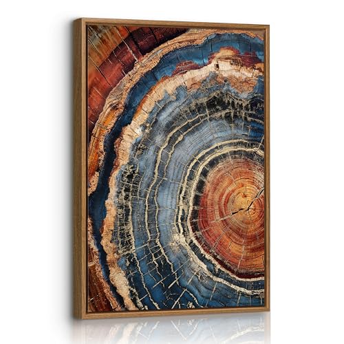 Decorazione Per Le Pareti: L'estetica astratto legno grana texture poster da parete con cornice è la scelta perfetta per decorare il soggiorno, il bagno, la camera da letto e la cucina. Puoi regalare queste opere d'arte ad amici e familiari per esprimere i tuoi sentimenti. Natale, Halloween, compleanni, Ringraziamento, ecc.