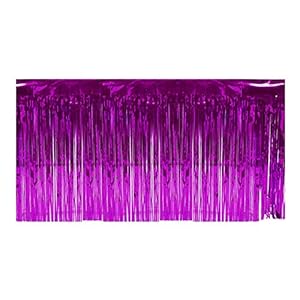 Metallic Kwastje Klatergoud Tafel Rok Kwastje Tafel Rok Gras Tafel Rokken voor Verjaardag Bruiloft Verjaardag Bruiloft Decoratie(purple)
