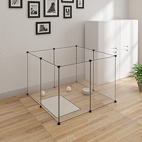 EUGAD Kleine Dier Kinderbox DIY Huisdieren Kooi Oefening Hek indoor voor Cavia's Konijnen Konijnen Hamster Chinchilla's Egels - Image 3