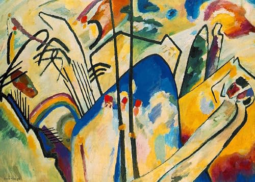 Kandinsky affiche impression grand format 60x90cm peinture murale