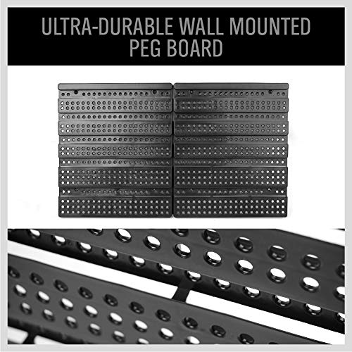30-Bin Wall-Mounted Storage Rack System - Heavy-Duty Garage Tool Organizer for Screws, Nuts, Bolts, Nails, Beads, and Small Hardware Parts - Easy Installation and Customizable - Image 7