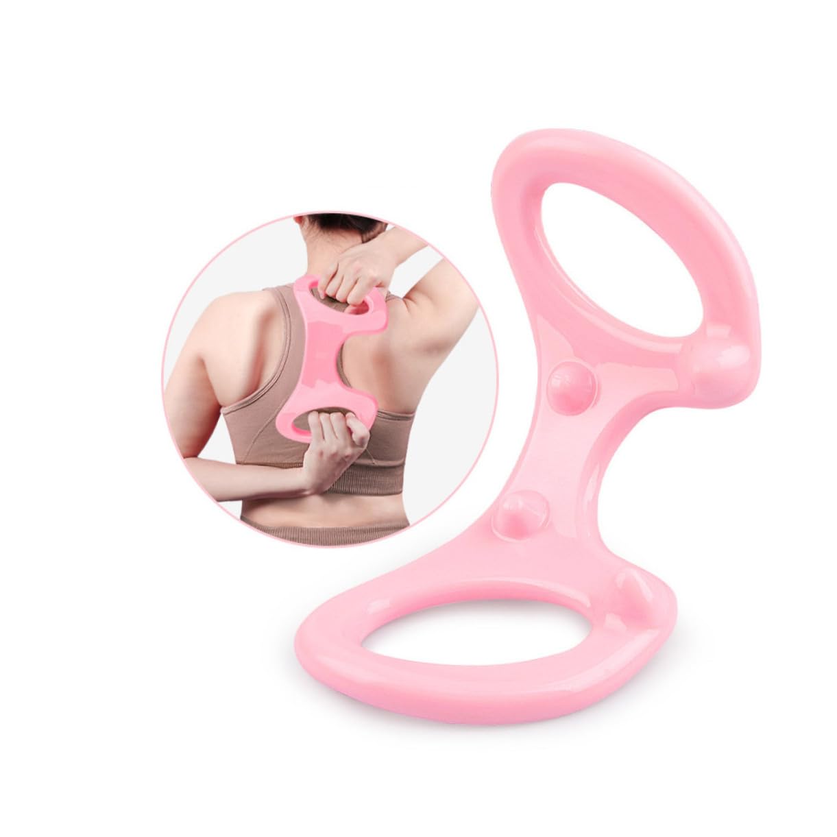 Beavorty Back and Shoulder Fitness Ring Yoga Training Tool Massage Stretch Ring