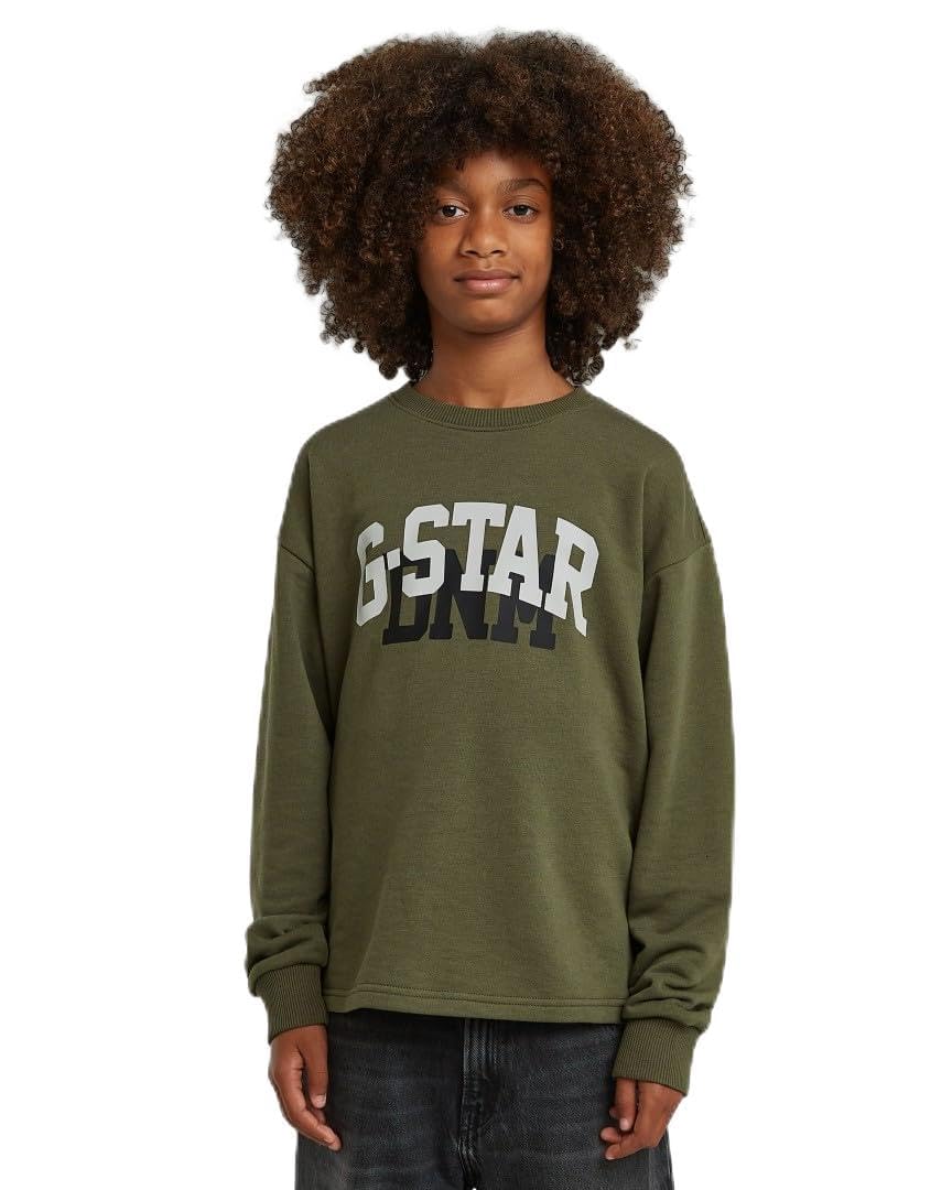 G-Star Crew Sweater Reg Ub Felpa Bambini e Ragazzi