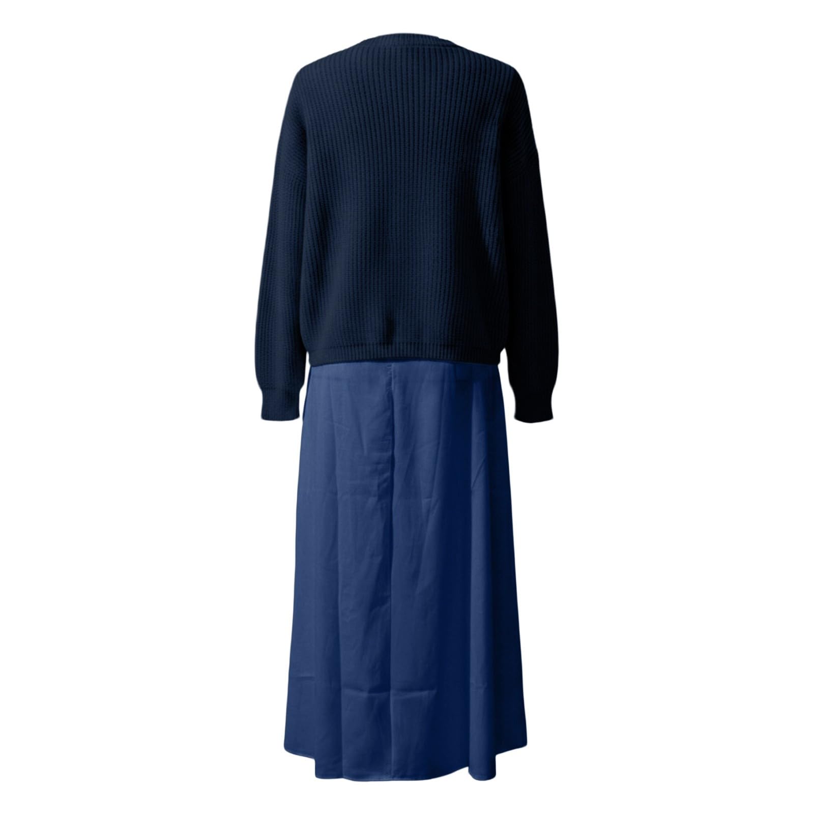 Maxi abiti estivi da donna in raso, set da 2 pezzi, con scollo a V, in seta, a maniche lunghe, leggero, fluido, formale, comodo, alla moda, per tutti i giorni, vestiti in tinta unita per uscire