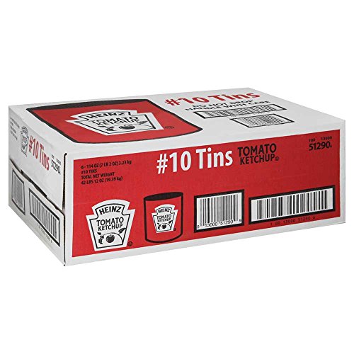 Image of Heinz Tomato Ketchup, 114 ounce (pack of 6)