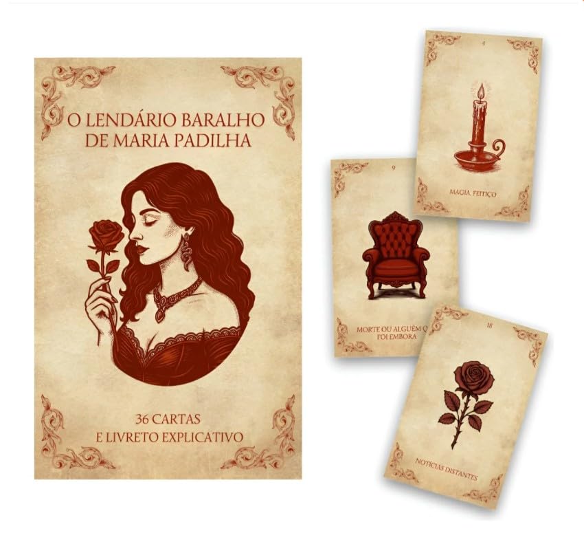 O Lendário Baralho De Maria Padilha - 36 Cartas Com Manual