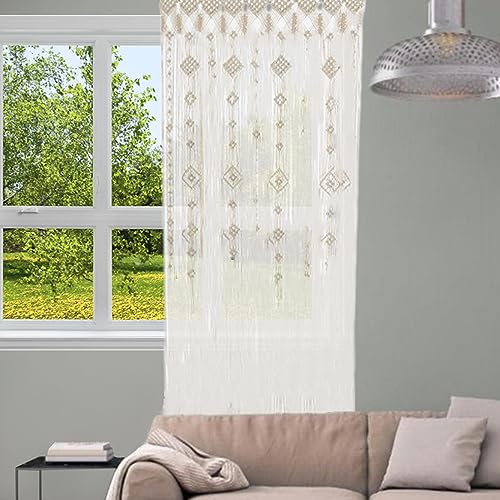 Séparateur de pièce en macramé pour structurer un espace sans cloisonner - 7