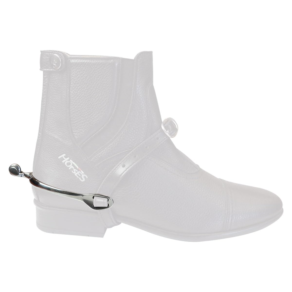 Horses Speroni Donna SoftTuch Semi Sfere 2,5 cm, Materiale Resistente, Confortevoli e Efficienti, Mantenere Gli Speroni in Posizione, Design Italiano