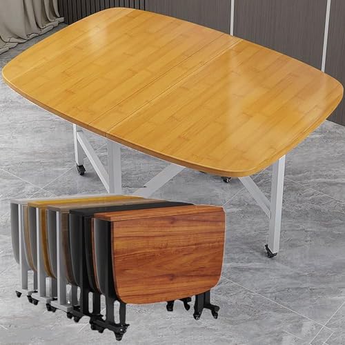 Mesa de cocina plegable para uso en interiores y exteriores, mesa de comedor que ahorra espacio con sillas para el trabajo, el estudio y el comedor