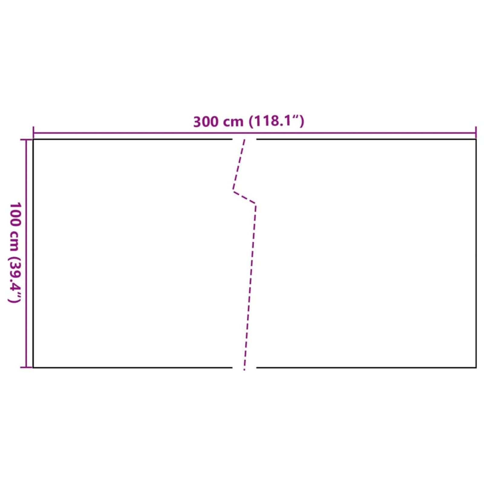 Homgoday Balkon Parawan Czarny 300 x 100 cm Polyrattan, Odkryty Parawan Balkon Ogród, Ogród Na Zewnątrz Parawan Ogród, Przegroda Ogród Zewnętrzny, Separe Przegroda Zewnętrzna