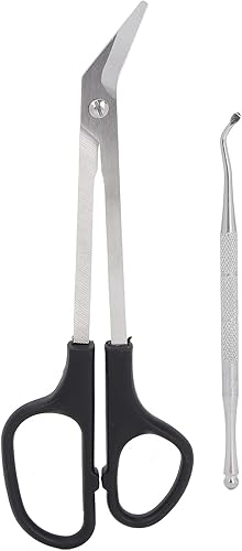 Beauty Scissor - Cortador de uñas de los pies, tijeras de uñas de mango largo y cortaúñas para uñas gruesas, cortaúñas con recogedor de uñas para